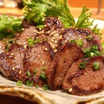 おーくら亭 - 牛さがり塩焼き。ゆず胡椒添え
