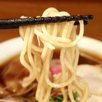 蟹ラーメン専門店 香住 北よし - 20191101香住の蟹醤油ラーメン・麺リフト