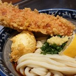 釜たけうどん めっせ熊 - ちく玉天