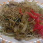 かんむりや - もやし炒め200円