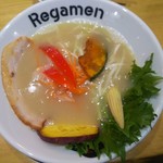 麺菜 Regamen - 濃厚鶏塩白湯ラーメン