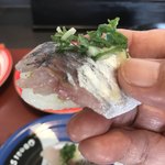 おどり寿司 - 鯵 ２貫＝１００円