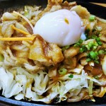 浅草 参食堂 - 温泉卵がトッピング！