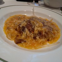 中国飯店 三田店 - 焼きフカヒレ上海蟹味噌あんかけ