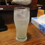 ホルモン栄楽 - レモンサワー