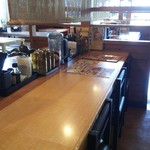 久兵衛屋 - カウンターテーブル席