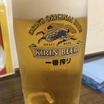 勝二郎 - 生ビール(500円)