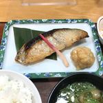 京粕漬 魚久  - 本さわら酒粕白味噌漬定食　990円