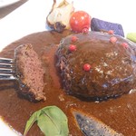 YAKINIKU BISTRO 石鎚 - 特製ハンバーグプレートランチ1,200円