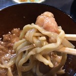 自家製麺 No11 - 麺をあアブラに入れるのがいのよ