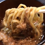 自家製麺 No11 - アブラに麺、これが合う