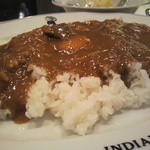 インデアンカレー - 【再訪】白米は柔らかめ…(^_^;)