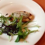 オステリア ジョイア - 鯖パテとパン、でました