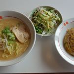 らーめん道楽 - 半チャーハンセットランチ880円(税込)らーめん道楽(愛知県豊田市)食彩品館.jp撮影