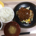 東京家庭裁判所内食堂 - スペシャルランチメニュー「ボローニャ風豚カツ」です