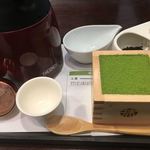 マッチャ ハウス 抹茶館 - 抹茶ティラミスと煎茶セット