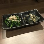 日本酒・焼酎ダイニング 二瓶 - 旬野菜の二種盛り