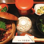 炭焼うな富士 - 肝入りひつまぶし(5,600円)