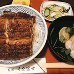 炭焼うな富士 - うなぎ丼(3500円)