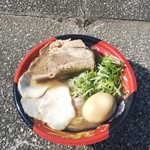 無鉄砲 総本店 - 無鉄砲ラーメン スペアリブ