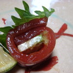 つる幸 - づけ鮪の中にはアボガドが隠れていました（椅子席ミニコース）