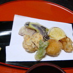 つる幸 - 揚げ物（椅子席ミニコース）