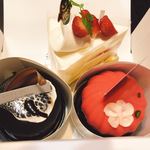 アニバーサリー - 苺のショートケーキ、ジュピター、ルージュ 全て518円