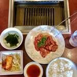 肉の田じま - ランチハラミ焼肉定食950円税込