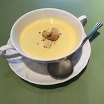 河童亭MASAYUKI - ハンバーグセットのスープ