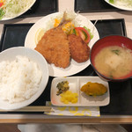 Runa - いかめんち定食Ｂ（イカメンチ・鯵フライ）（1,000円）