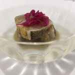 Grand rocher - 中から現れたのはカマスと焼き茄子ですよ～