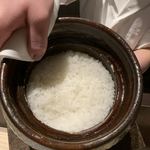 茶寮 宮坂 - 土鍋ご飯:北海道産ゆめぴりか