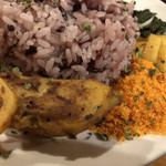 虹の仏 - 出汁キーマ接写