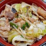 大もりそば - ブタ丼