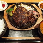 KATANA - [2012.02.15] 黒毛和牛ステーキ＆ハンバーグ３００ｇ