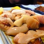 大竹 - 子袋刺し\300：マスタードつき