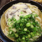 うどん 丸香 - かけと丸天。。。木耳がコリコリ美味しい。。。(#^.^#)