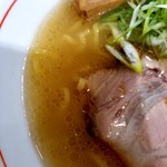 麺や 廉 - あっさり塩のスープ