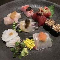 和酒和食 恵比寿 黒帯 - 和酒和食 恵比寿 黒帯(東京都渋谷区恵比寿西)刺身 六種盛り 二人前 3,000円