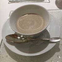 ルメルシマン オカモト - フォアグラのフラン　マッシュルームソース
