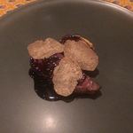 restaurant Noël - 宇部牛のバヴェット。これは絶品。もっと沢山食べたい！！