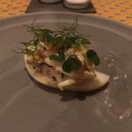 restaurant Noël - 渡蟹とラフランス。組み合わせの妙！