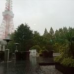 ブッフェダイニングポルト - 雨の東京タワーの風景　2019.10