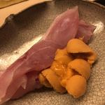 道人 - 白甘鯛と馬糞ウニ