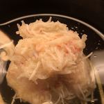 道人 - 毛蟹の真薯。丹波の松茸はまさかの撮影漏れ\(//∇//)\