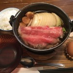 佰食屋 すき焼き専科 - すき焼き定食