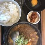 韓丼 - 韓国風すき焼き鍋定食