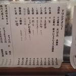 城喜元 - メニュー