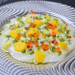 ル バー ラヴァン サンカンドゥ アザブ トウキョウ - 料理写真:ホタテのカルパッチョ