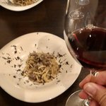 オステリア カステリーナ - ポルチーニとトリュフのクリームソース